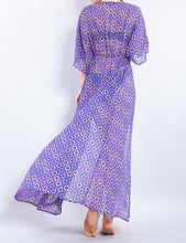 Load image into Gallery viewer, Blue long kimono
