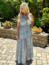 Load image into Gallery viewer, Bohemian Rhapsody Maxi Dress - Sky Blue, Baby Pink
