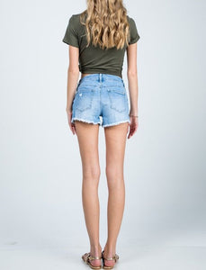 Special A Mid-Rise Denim Shorts