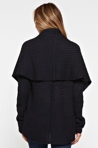 Isobel Two-Way Cocoon Duster - Navy