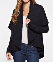 Load image into Gallery viewer, Lovestitch Navy Cardigan Sweater
