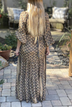 Load image into Gallery viewer, Boho Chic Beige Patchwork Maxi Dress

