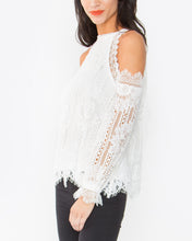 Load image into Gallery viewer, Lace Cold Shoulder Top

